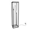 nowoczesna lampa podlogowa stojaca w stylu loftowym z metalu cage