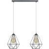 nowoczesna lampa wiszaca 4 plomienna loft retro