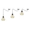 designerska lampa spider nuvola gold zloty klosz druciany