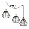 lampa wiszaca z metalowymi kloszami typu pajak spider nuvola