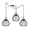 lampa wiszaca z metalowymi kloszami typu pajak spider nuvola