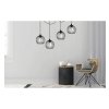 modernistyczna lampa z drucianymi kloszami w stylu loft