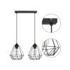 industrialna lampa wiszaca sufitowa diament loft