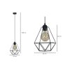 oryginalna lampa wiszaca loft retro edison