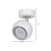 lampa sufitowa ball 3 plomienna plafon na led