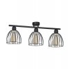 lampa sufitowa 3 plomienna loft dwa kolory
