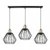 lampa sufitowa na listwie metalowa w stylu loft nuvola