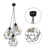 nowoczesna lampa loft wiszaca retro edison