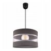 elegancka lampa wiszaca z abazurem w jasnej kolorystyce