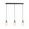 wiszaca lampa edison 3 plomienna miedz chrom