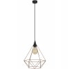 oryginalna lampa loft retro wiszaca miedziana