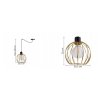 lampa wiszaca regulowana w stylu loft metalowa