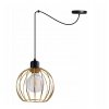 lampa wiszaca regulowana w stylu loft metalowa