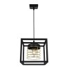 industrialna lampa wiszaca rasti cage ze zlotym kloszem