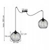 nowoczesna lampa wiszaca w industrialnym stylu