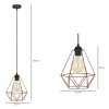 oryginalna lampa loft retro wiszaca
