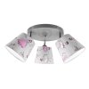 lampa sufitowa dzieciecy zyrandol z abazurami regulowany