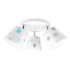 lampa sufitowa dzieciecy zyrandol z abazurami regulowany