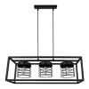 loftowa metalowa lampa rasti cage z czarnymi drucianymi kloszami