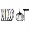 lampa wiszaca nowoczesna loft regulowana z metalu