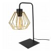 lampa stolowa nowoczesna z drucianym kloszem