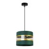 nowoczesna lampa wiszaca elegance gold abazur w pasy