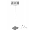 klasyczna lampa podlogowa stojaca led abazur 40 cm