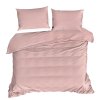 SATÉNOVÉ POVLEČENÍ DINA 160X200 CM, 2KS 70X80 CM RŮŽOVÉ