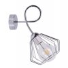 kinkiet chrom drut nowoczesny lampa
