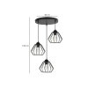 lampa w stylu loft nowoczesna klosze metal