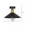 lampa w stylu retro oryginalna plafon loft edison
