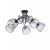 stylowa lampa sufitowa loft miedz
