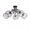 stylowa lampa sufitowa loft miedz