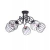 stylowa lampa sufitowa loft miedz