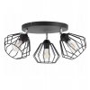 lampa sufitowa loft regulowana z metalu
