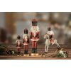 VÁNOČNÍ DEKORAČNÍ FIGURKA NUTCRACKER 18CM VÍCEBAREVNÁ