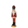 VÁNOČNÍ DEKORAČNÍ FIGURKA NUTCRACKER 18CM VÍCEBAREVNÁ