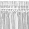 ZÁCLONA NA PÁSCE REBECCA 400X250 CM BÍLÁ