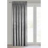 ZATEMŇOVACÍ ZÁVĚS NA PÁSCE PIERRE 140X300 CM ŠEDÁ