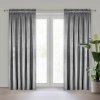 ZATEMŇOVACÍ ZÁVĚS NA PÁSCE PIERRE 140X300 CM ŠEDÁ