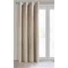 ZATEMŇOVACÍ ZÁVĚS NA KROUŽCÍCH MELANIE 140X250 CM BÉŽOVÁ