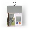 ZAHRADNÍ VODĚODOLNÝ ZÁVĚS NA PÁSCE GARDEN 155X200 CM SVĚTLEŠEDÁ