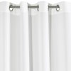ZÁVĚS NA KROUŽCÍCH RITA 140X250 CM BÍLÁ