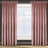 ZATEMŇOVACÍ ZÁVĚS NA PÁSCE ROSA 140X270 CM TMAVĚŘŮŽOVÁ