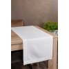 BĚHOUN NA STŮL ELIZA 40X140 CM BÍLÝ