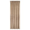 ZATEMŇOVACÍ ZÁVĚS NA PÁSCE MELANIE 140X270 CM TMAVĚBÉŽOVÁ