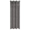 ZATEMŇOVACÍ ZÁVĚS NA KROUŽCÍCH LINDI 140X250 CM GRAFITOVÁ