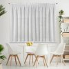 ZÁCLONA NA PÁSCE CARLA 300X145 CM BÍLÁ
