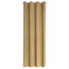 ZATEMŇOVACÍ ZÁVĚS NA KROUŽCÍCH ANTARA 140X270 CM TMAVĚBÉŽOVÁ