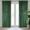 ZATEMŇOVACÍ ZÁVĚS NA PÁSCE ROSA 140X270 CM TMAVĚZELENÁ